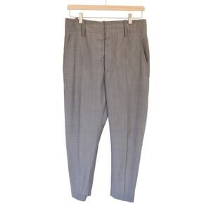 Isabel Marant Etoile Grey Cotton Tapered High Waist Trousers